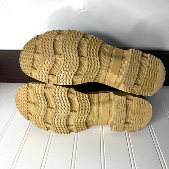 On Guard Men’s Rubber Work Boots Size 6 Steel Toe Lace Up - Picture 6 of 7